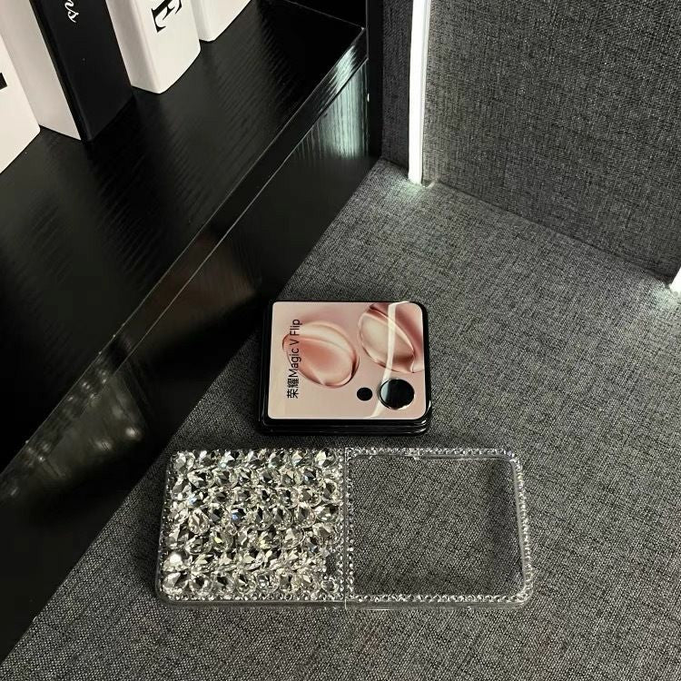 Applicable Glory magicVFlip Phone Case Huawei novaflip Luxury Diamond-Studded Women's Folding Screen Protective Case