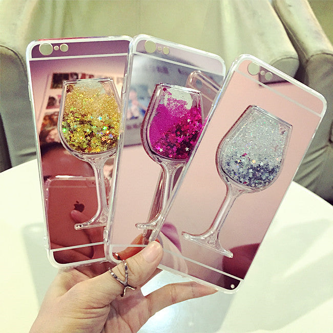 Suitable for Apple13Promax Phone case iPhone14Protective Sleeve16Pro Wine Glass12External Order11Gift15