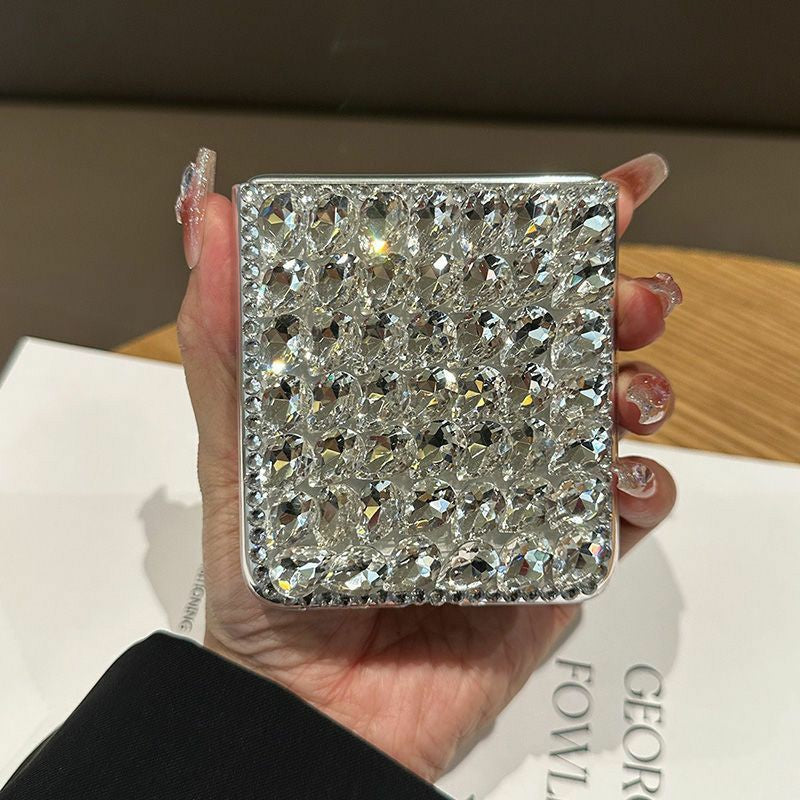 Applicable MOTOrazr40Motorola phone case with rhinestones razr50Ultra Protective Case for Foldable Screen