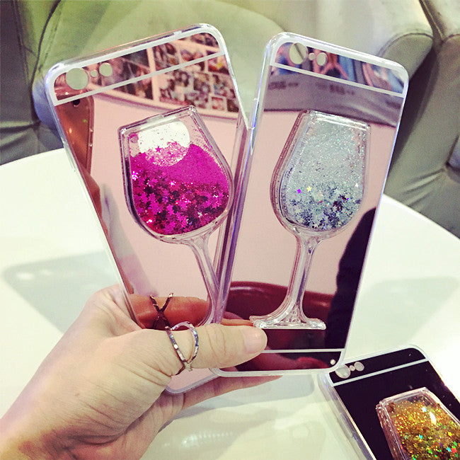 Suitable for Apple13Promax Phone case iPhone14Protective Sleeve16Pro Wine Glass12External Order11Gift15