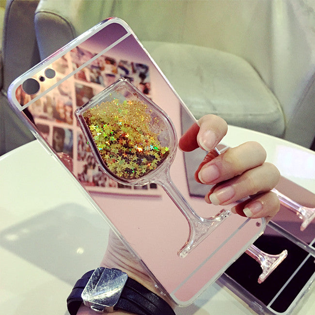 Suitable for Apple13Promax Phone case iPhone14Protective Sleeve16Pro Wine Glass12External Order11Gift15
