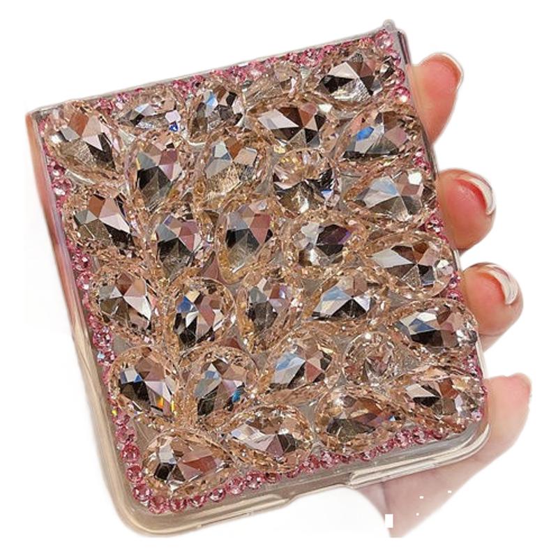 Applicable MOTOrazr40Motorola phone case with rhinestones razr50Ultra Protective Case for Foldable Screen