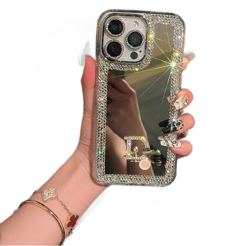 Suitable for Apple15promax Phone case16promax Luxurious Protective Case15Mirror case with diamonds14External Order