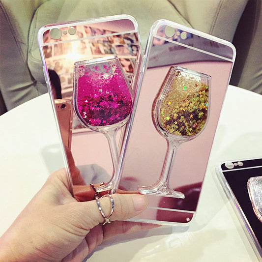 Suitable for Apple13Promax Phone case iPhone14Protective Sleeve16Pro Wine Glass12External Order11Gift15