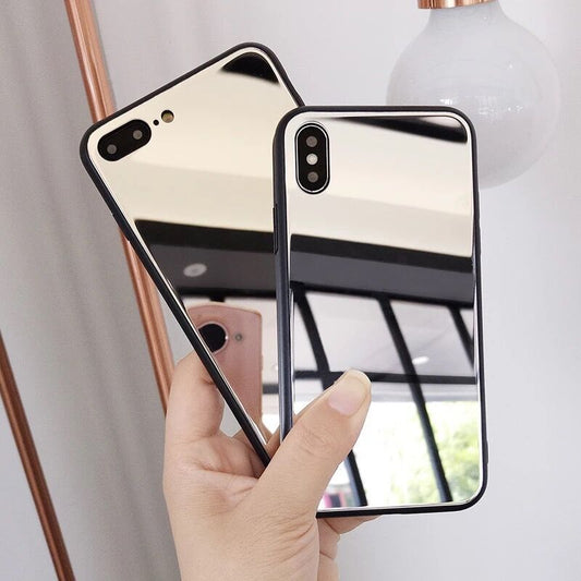 Samsung A70Phone case Note 10Pro Protective Shell A6(2018)Mirror Rhinestone S9 Plus Suitable for Foreign Orders