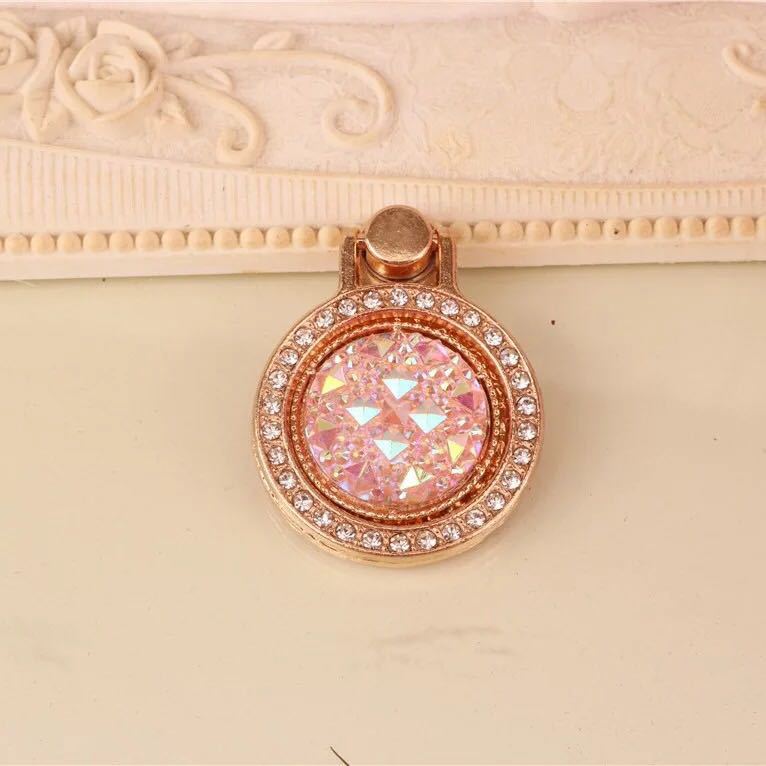 Hot Selling Phone Ring Holder New Clip-on Adhesive Creative Lazy Universal Luxury Rhinestone Personalized Ring Holder