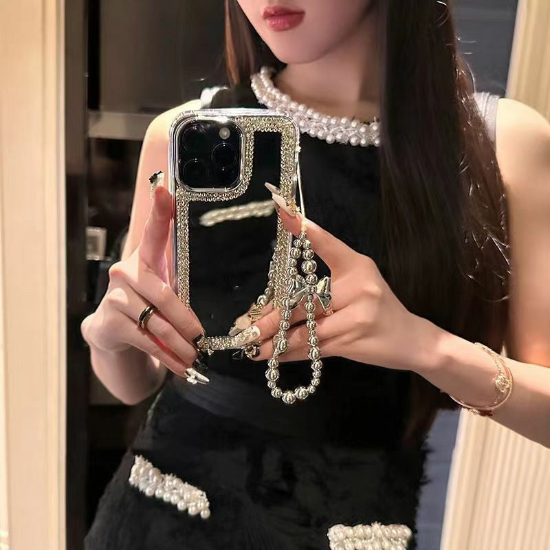 Suitable for Apple15promax Phone case16promax Luxurious Protective Case15Mirror case with diamonds14External Order