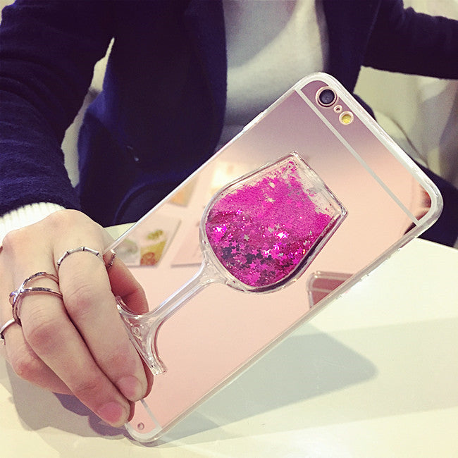 Suitable for Apple13Promax Phone case iPhone14Protective Sleeve16Pro Wine Glass12External Order11Gift15