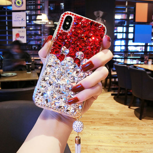 Samsung S22Uitra Phone case s20fe Mirror protective cover s21Creative Rhinestones s22plus Suitable for Foreign Orders